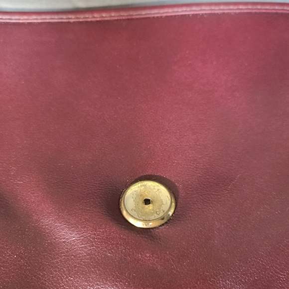 Vintage Horseshoe Leather Envelope Shoulder Clutch - Picture 8 of 13